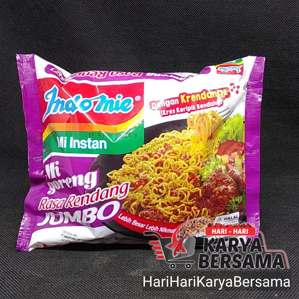 

INDOMIE MI INSTAN GORENG JUMBO RASA RENDANG 120GR