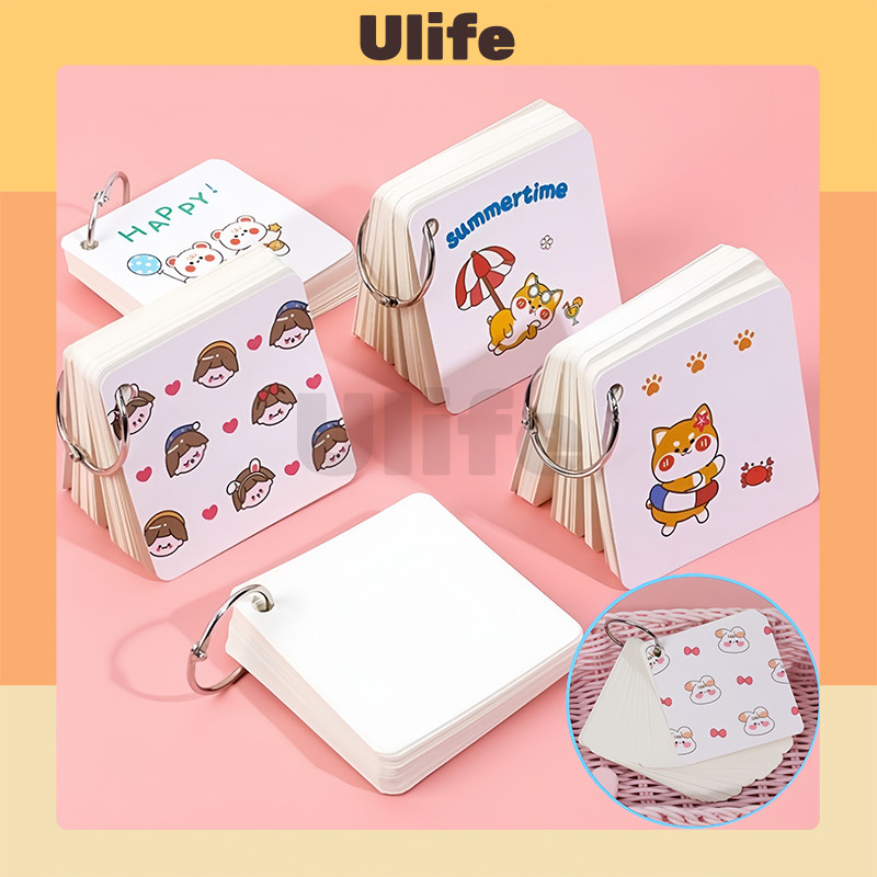 

Buku Mini Ring / Note Book Mini / Buku Memo Kecil Gantungan / Notebook/Loose Leaf Book / Notebook / Sticky Note Gantungan Memo