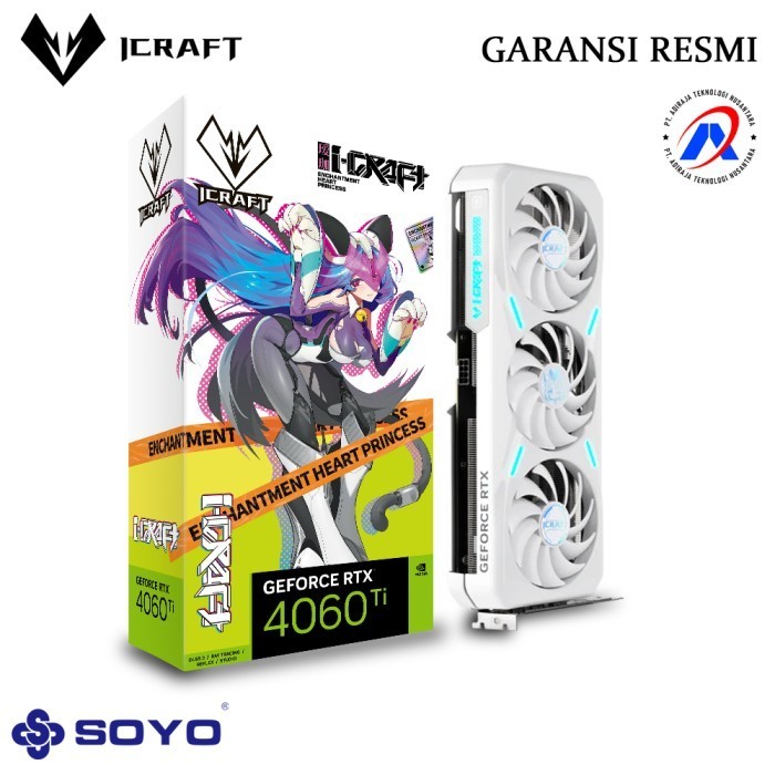 (NEW)- KYO SOYO RTX 4060 TI iCRAFT 8GB LIMITED EDT OC VGA RTX 4060 TI OC 8GB