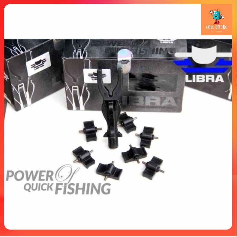 Peralatan Pancing / Set 9 dan set11 Pion/Kanco Joran timbang sensitip dudukan saka Libra anti badai 