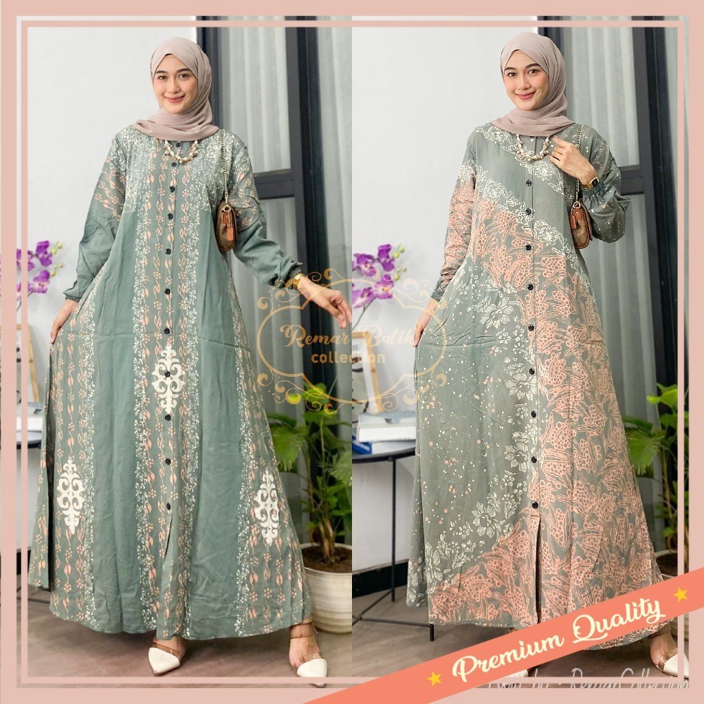 Gamis Kekinian Remaja Anak Dewasa Murah Keren / Remar Collection - Gamis Twill Berkualitas Model Tal