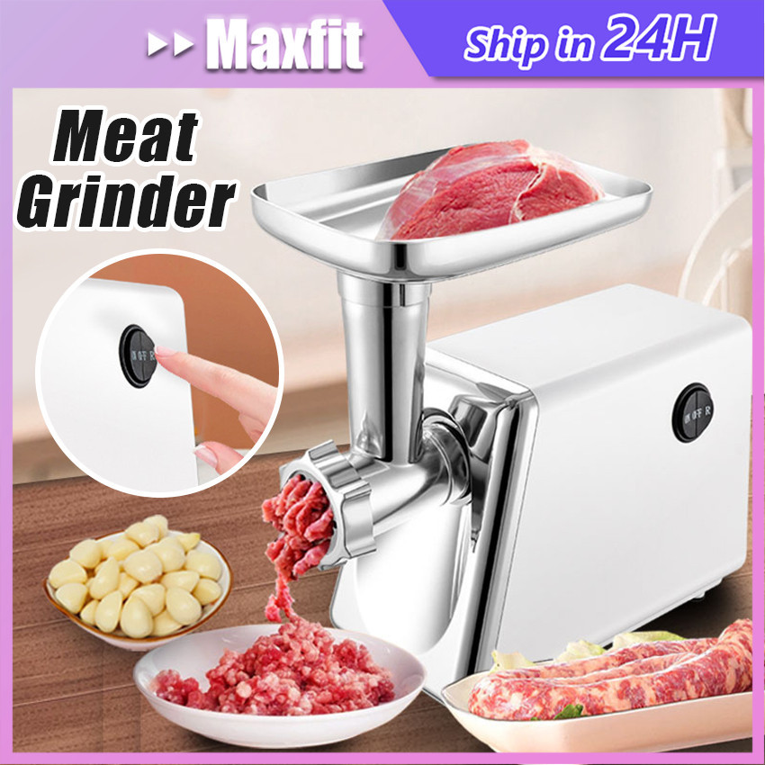 Mesin Giling Daging Listrik 300W 220V Dengan Daya Besar Serbaguna Mesin Gilingan Daging / Bumbu / Ba