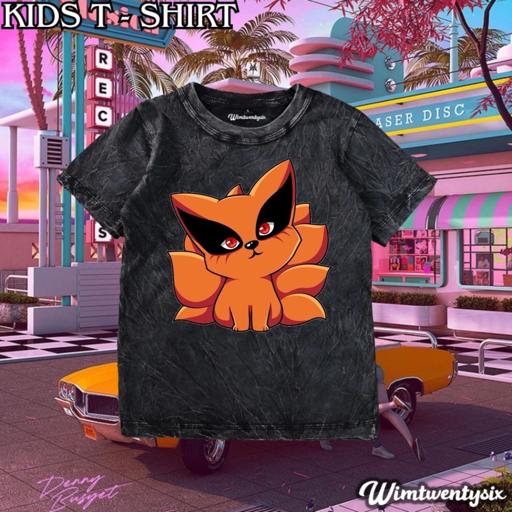 kaos baby kurama washing vintage tee | kaos anak | baju anak