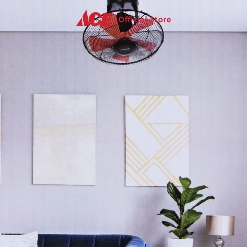 Ace Krisbow 16 inci Orbit Kipas Angin Dinding 80 Watt Wall Fan Penyejuk Ruangan Kipas Baling Baling
