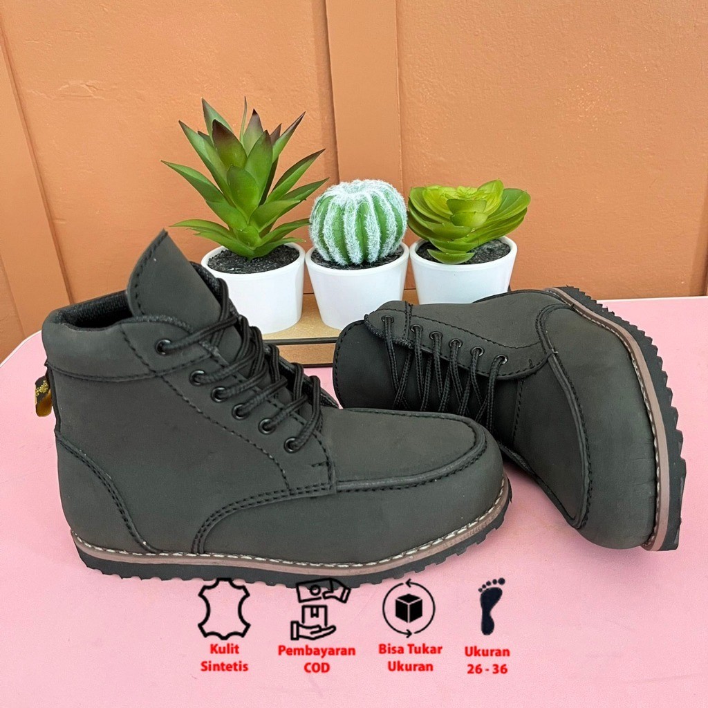 SEPATU BOOT AIR ANAK MODEL REDWINGS 312-332 SIZE 26-35 Sepatu Boots Anak Tinggi Terbaru - Sepatu Cla
