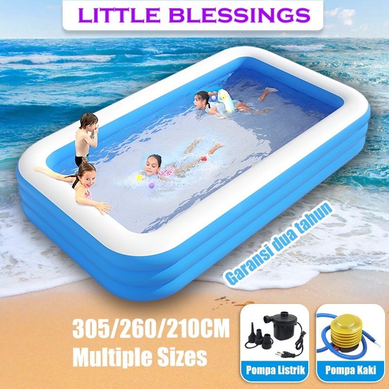 JY74RX 【Ukuran Jumbo】Kolam Renang Anak Bahan Menebal/Kolam Renang Anak Jumbo/Kolam Renang Anak Jumbo