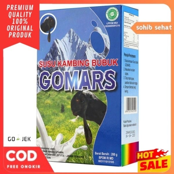 

GOMARS Susu Kambing Etawa TERMURAH dan ENAK ORIGINAL - 200gr