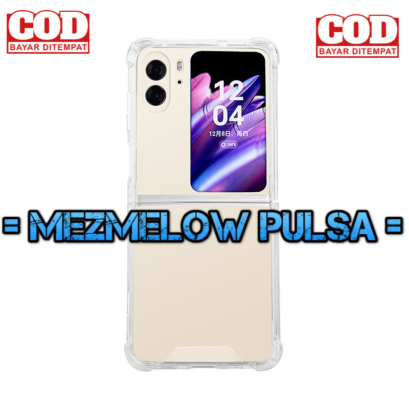 Acrylic Mika Caseng Casing Pc Hard Case Transparant Case OPPO Find N2 Flip - Gambar 3