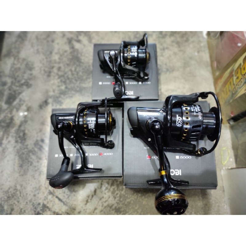 Reel ryobi ecusima lll 2000 4000 6000 hp