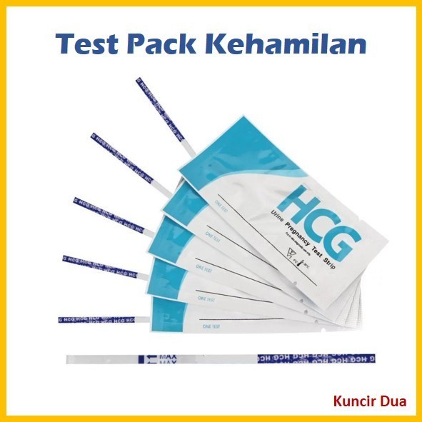 HCG  TestPack Kehamilan Akurat Cepat Terpecaya / test Pack Tes Kehamilan / Testpack Hamil HCG Strip