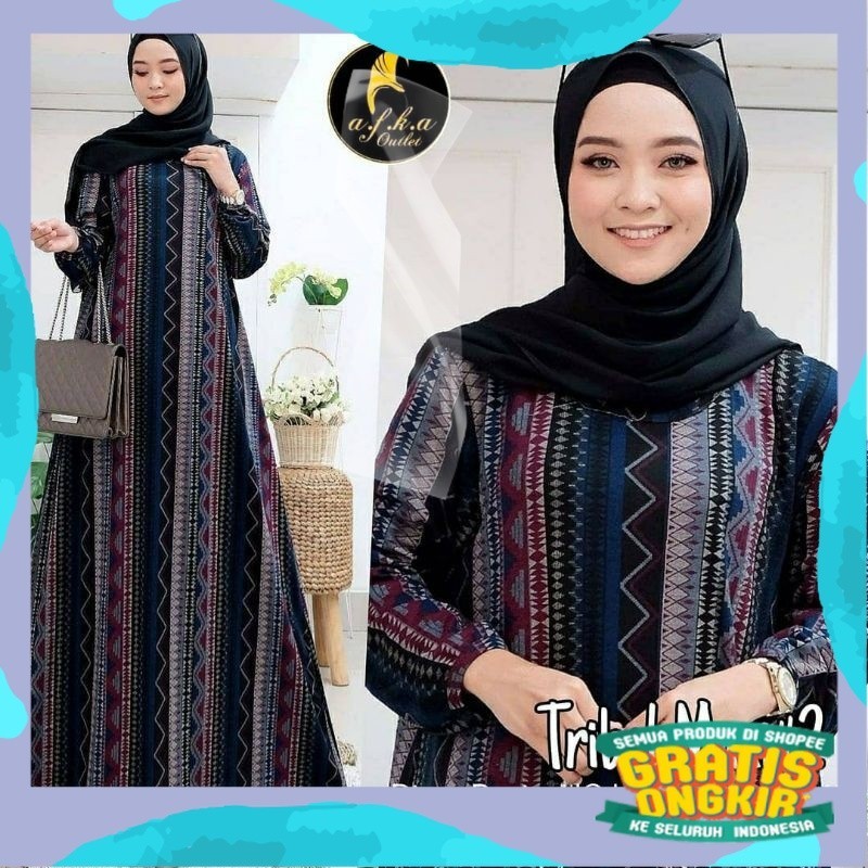 GAMIS MUSLIM JUMBO TRIBAL MAXY 2 BELINA #36 JUMBO MAXY LD 120-140 ALL SIZE XXL XXXXL GAMIS DIANA DEN