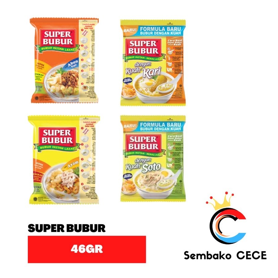 

Bubur Instan Super Bubur 46 GR