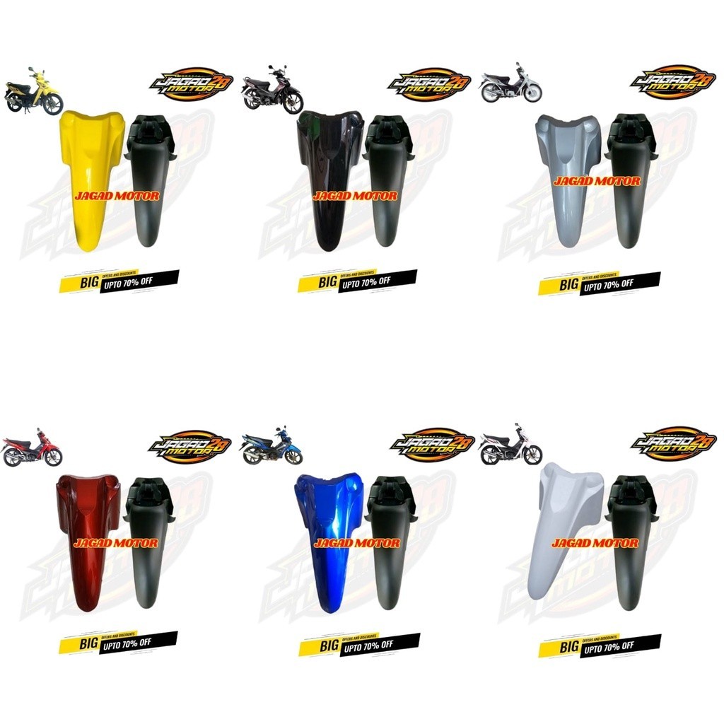 Spakbor Depan Belakang Revo Lama Revo Lancip / Slebor Depan Belakang Revo Lama Revo Lancip / Spakbor