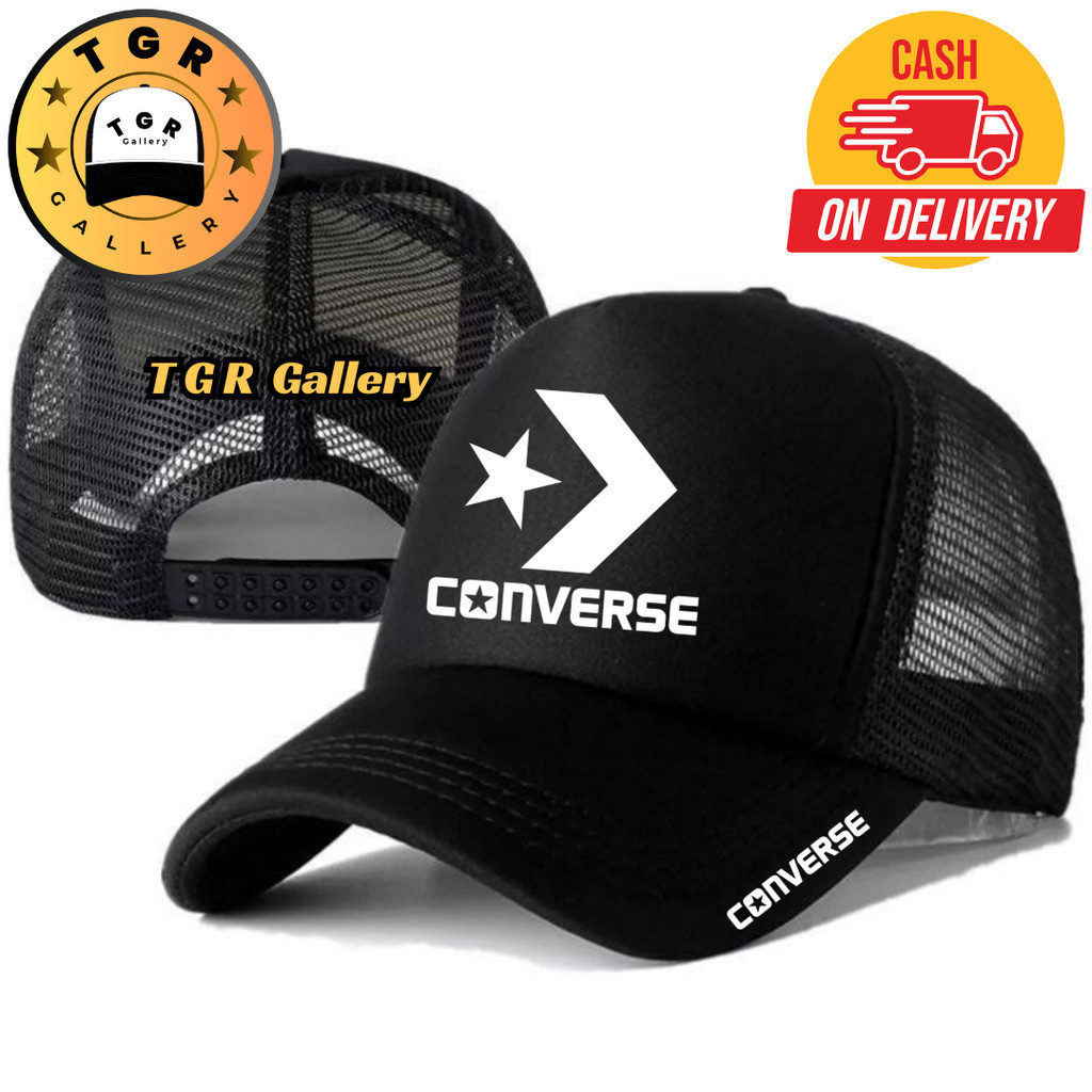 TGR Gallery Topi Trucker KONVERSE - Topi Distro KONVERSE Logo - Topi KONVERSE Premium - Topi Pria De