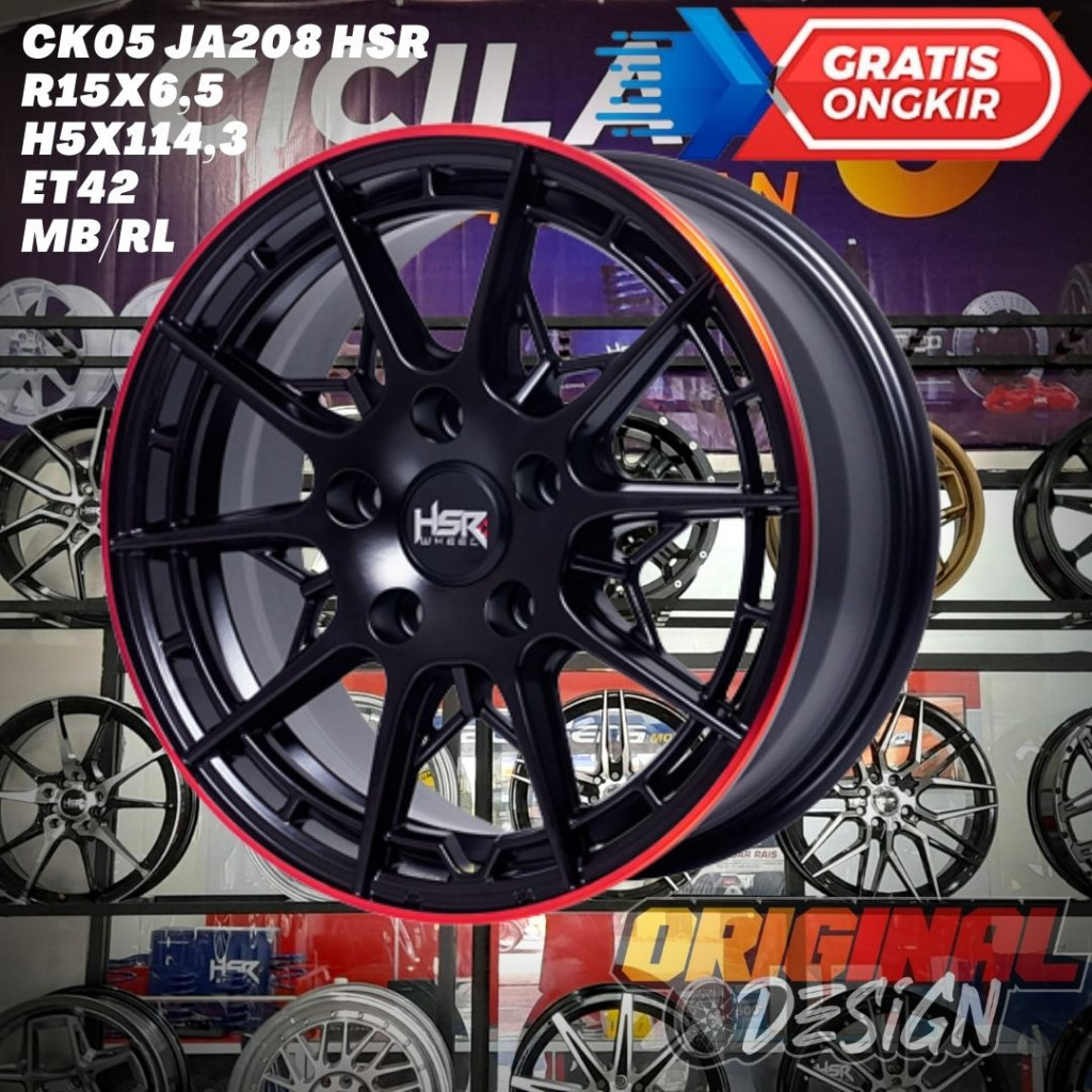 Velg Mobil Racing Ring 15 HSR CK05 R15 Grandmax , Voxy , Taruna , Carry