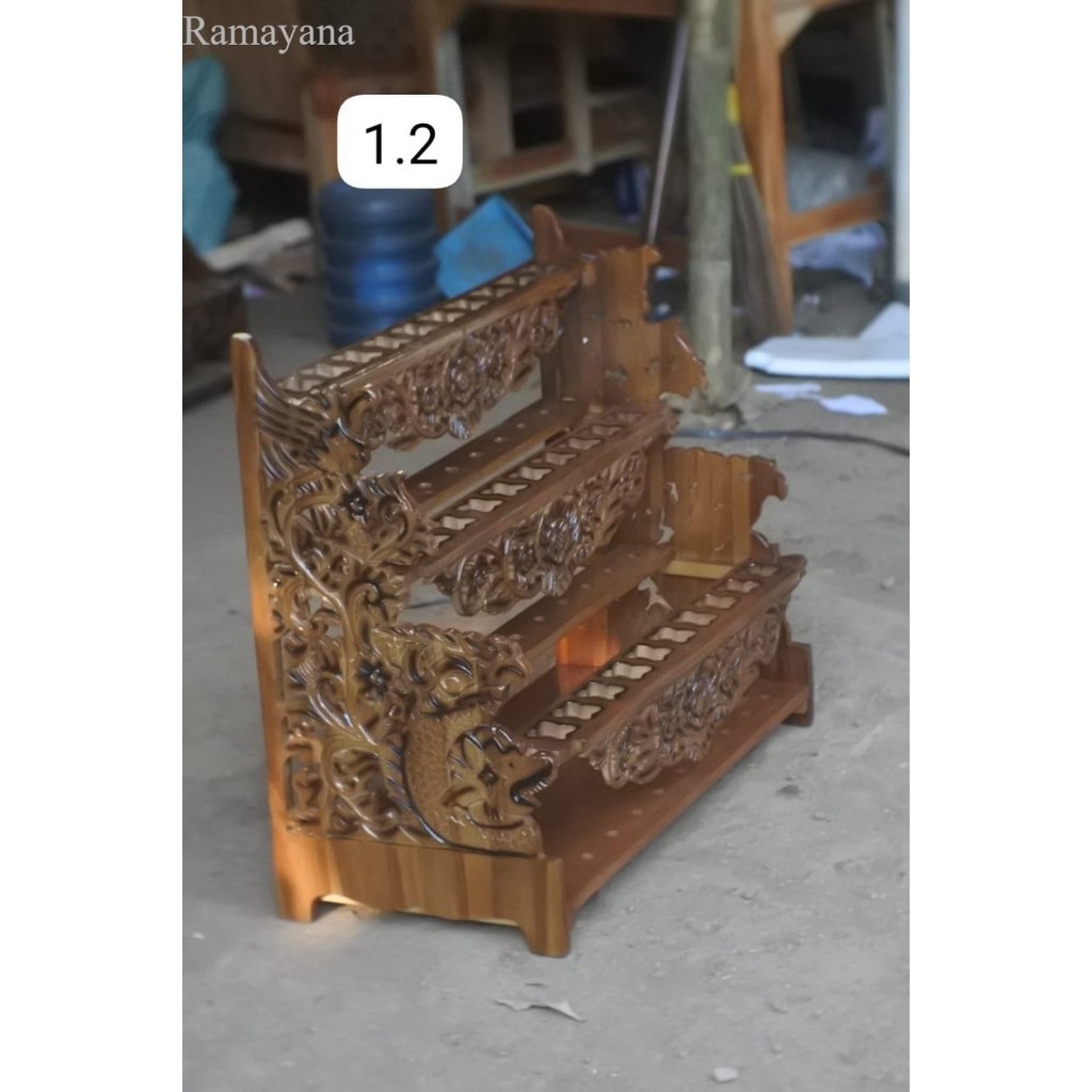 

jagrak keris isi 30 naga kembar kamarogan full finishing bk megantara Antik