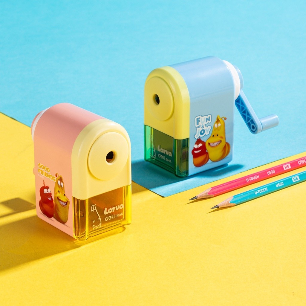 

Serutan Meja Rotary Sharpener Deli Larva - E0641L