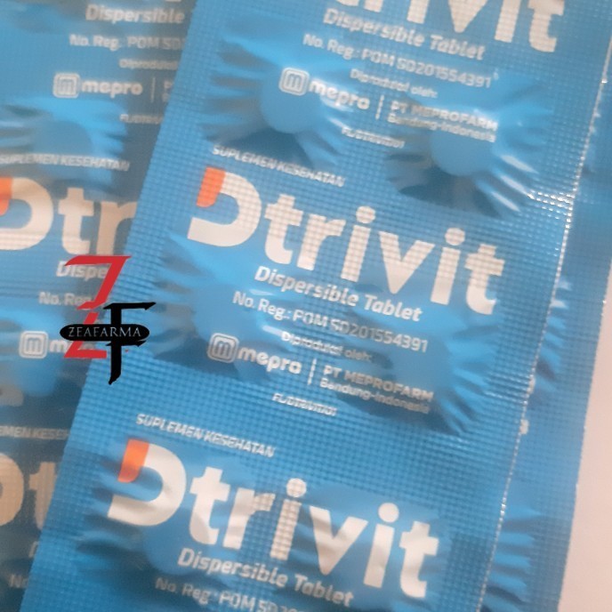 ready- Dtrivit Dispersible hrg/strip -(terjangkau & original)