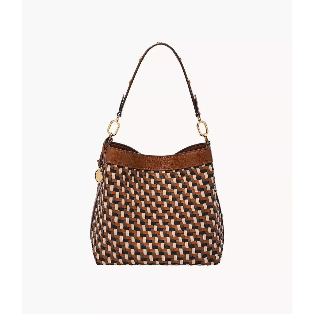 Fossil Jessie Shoulder Bag Neutral Woven Tas Wanita ZB11006-249