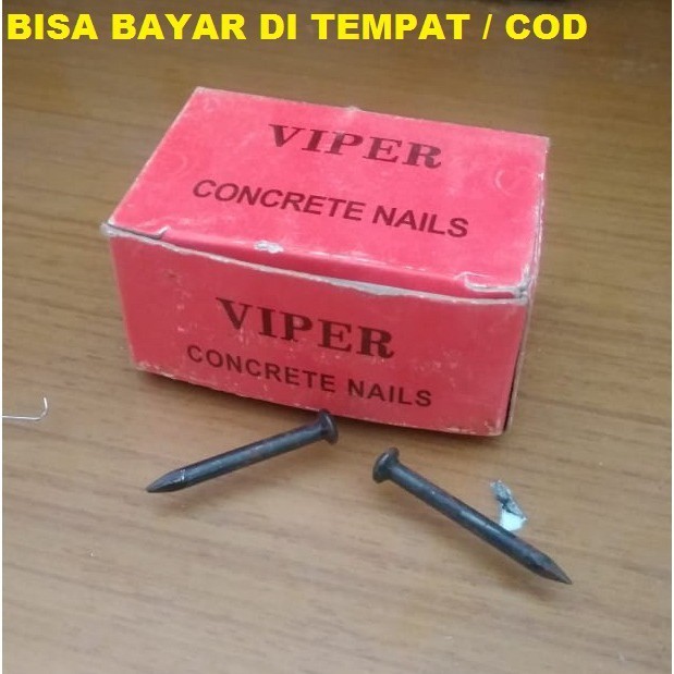 PAKU BETON HITAM 3 CM  VPR / VIPER 30 MM (PER KOTAK)