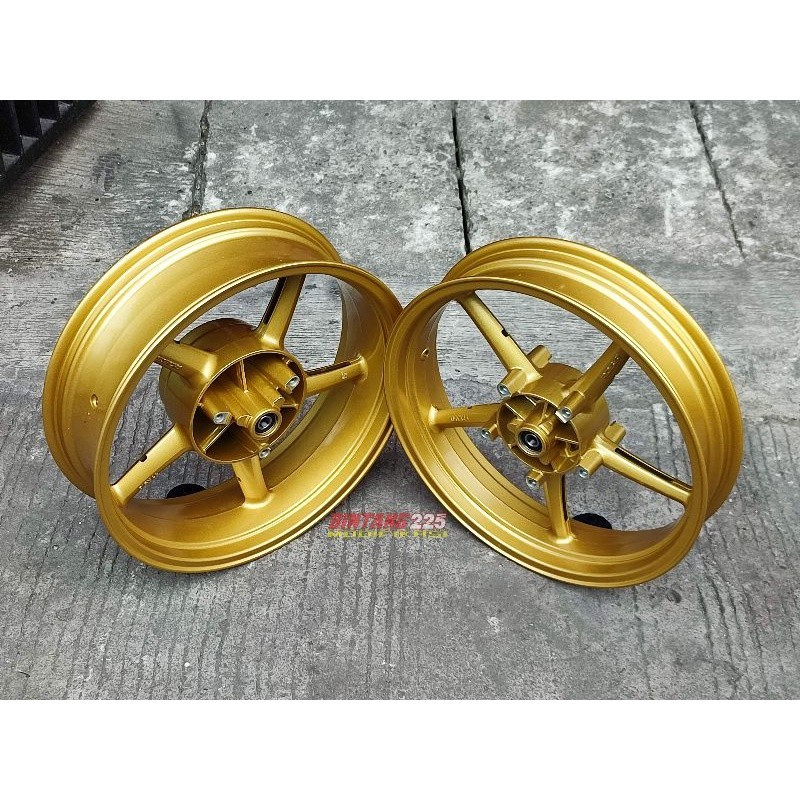 VELG ROSSI sanca R15 V3 R15 V4 VIXION R MT 15 XSR double disk depan 3.5in 5.0in VELG VROSSI SANCA R1