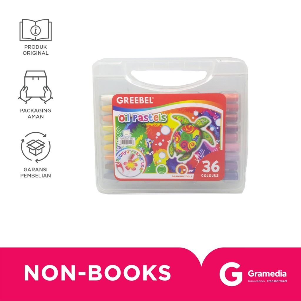 

Gramedia Jambi - GREEBEL OIL PASTEL PP - 36C CRD