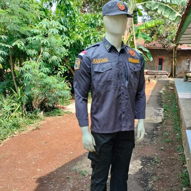 RastoreShop BAJU SERAGAM LINMAS / SERAGAM SATLINMAS TERBARU Bahan Tebal halus COD