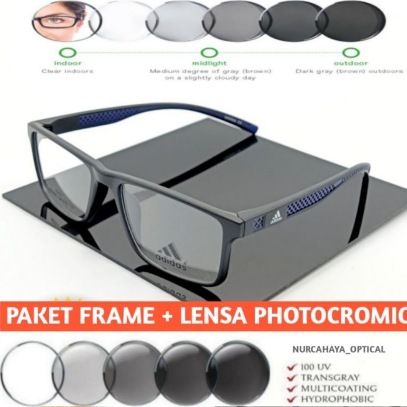 Baru frame kacamata pria/wanita sport Adidas square