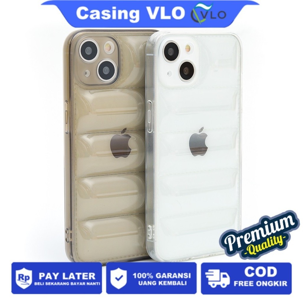 Transparant Winter Down Jacket Silicone Case iPhone 7 8 XR XS MAX 11 12 13 MINI PRO MAX