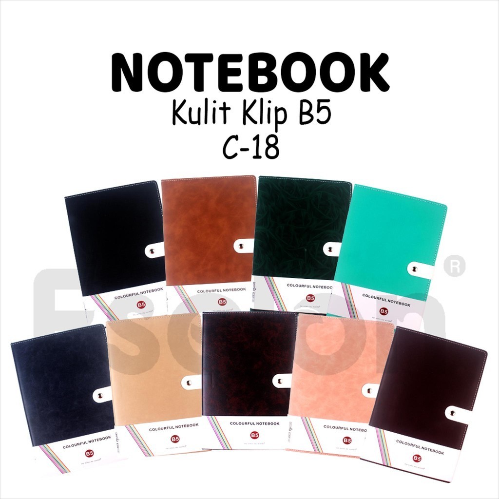 

Note Book B5 CLIP C-18 / Diary Kulit B5 Office 96 lbr