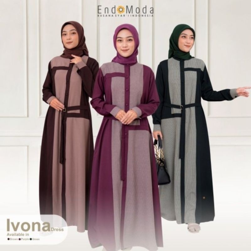 Baju Gamis merk endomoda IVONA
