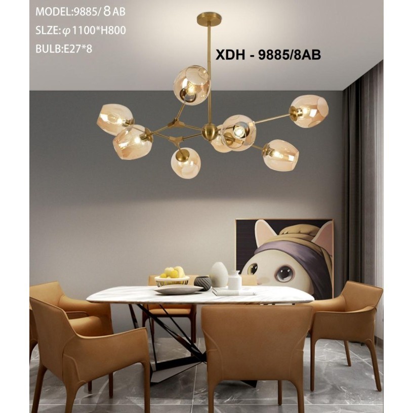 LAMPU GANTUNG HIAS MINIMALIS MEJA MAKAN MODERN 9883