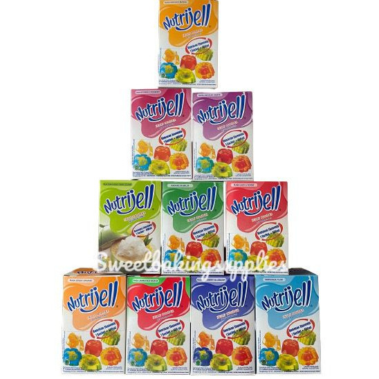 

HG NUTRIJELL KELAPA MUDA KEMASAN DUS 12X10g JELLY POWDER INSTANT AGAR AGAR