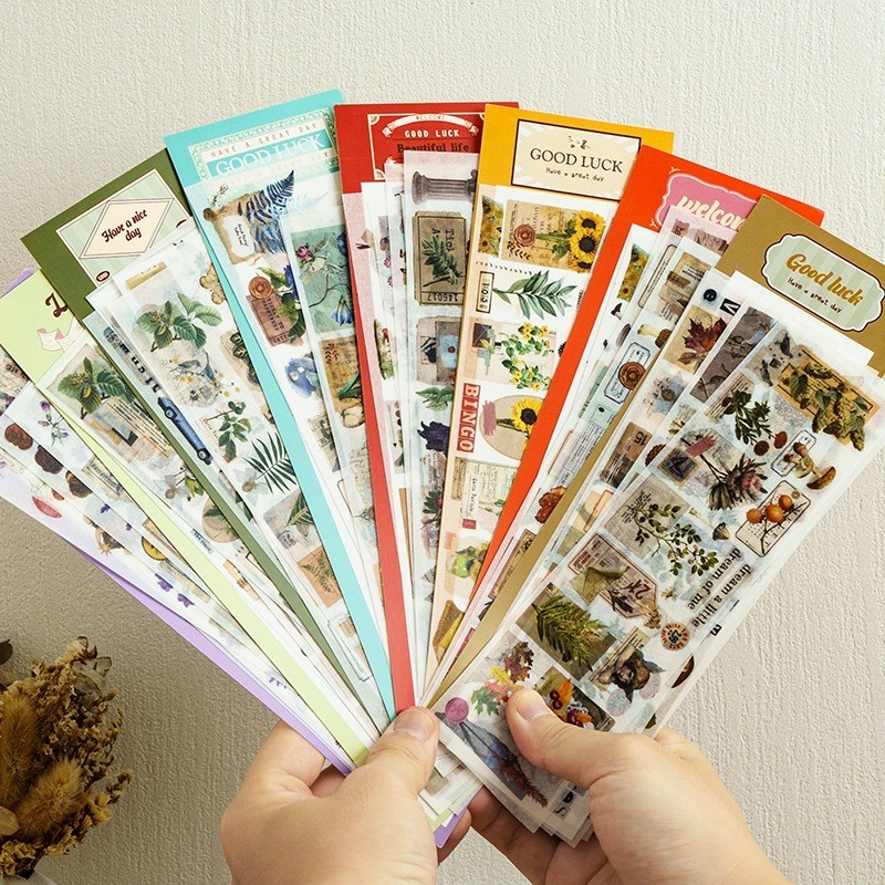 

SS - (6 Lembar) Stiker Tanaman Estetik DIY Design Dekorasi Buku Scrapbook Kreatif STK2008