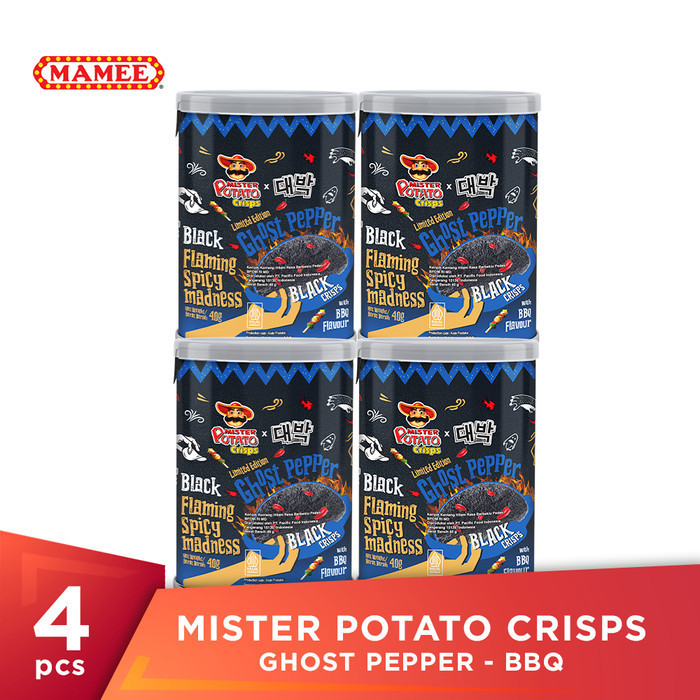 

Terbaru Mister Potato Crisps Ghost Pepper BBQ 40 gr - 4 Pcs