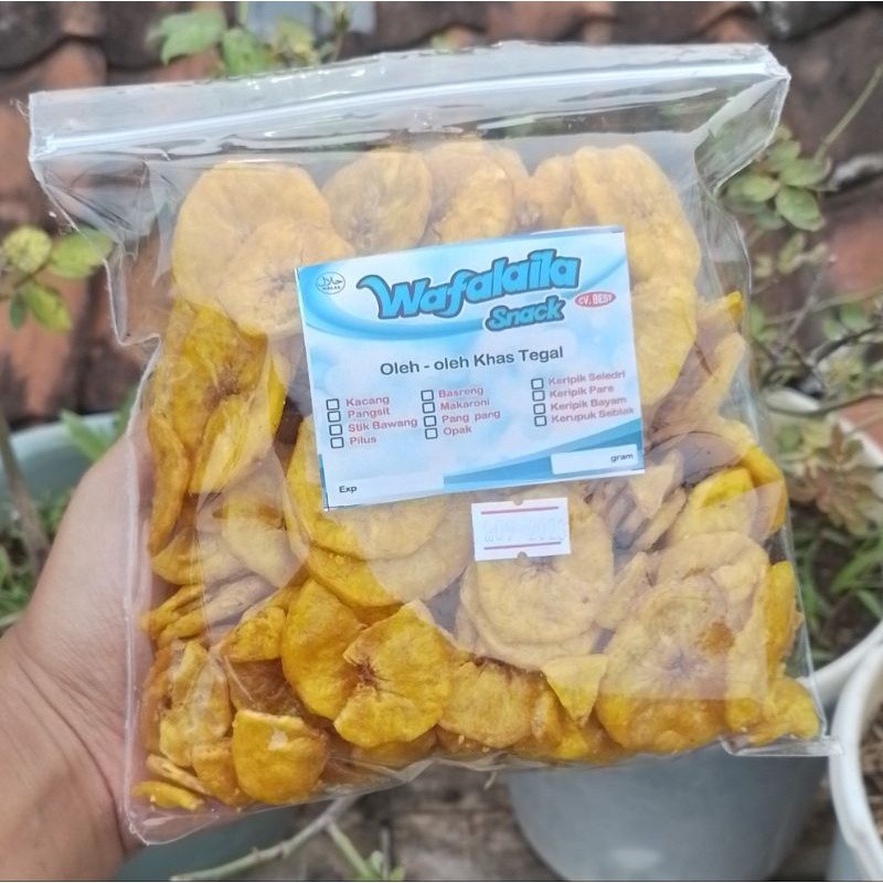 

Keripik Pisang madu 250gr Keripik pisang manis