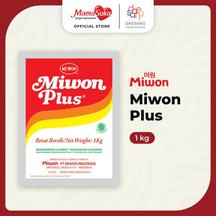 

[bumbu siap pakai] Miwon Plus 1Kg