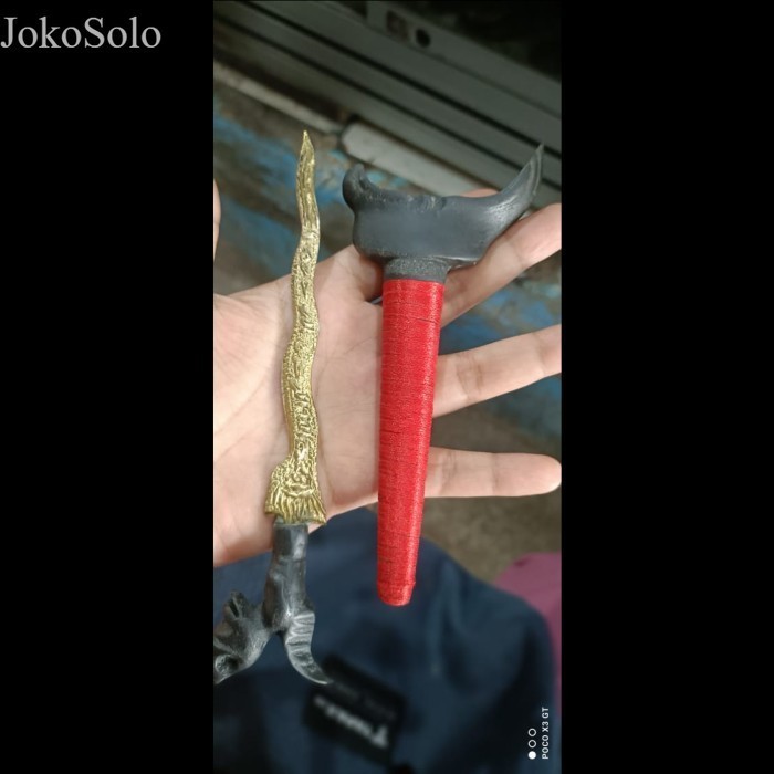 

keris lampor ladrang pandawa wilah emas full kuninan sepuh kediri bk m murah