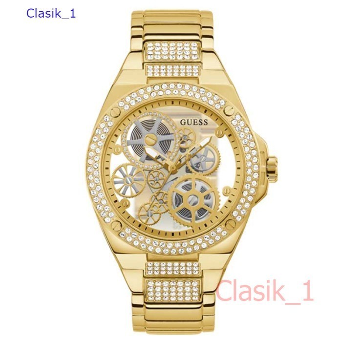 Original 100% GUESS GW0323G2  BIG REVEAL Jam Tangan Pria  Gold