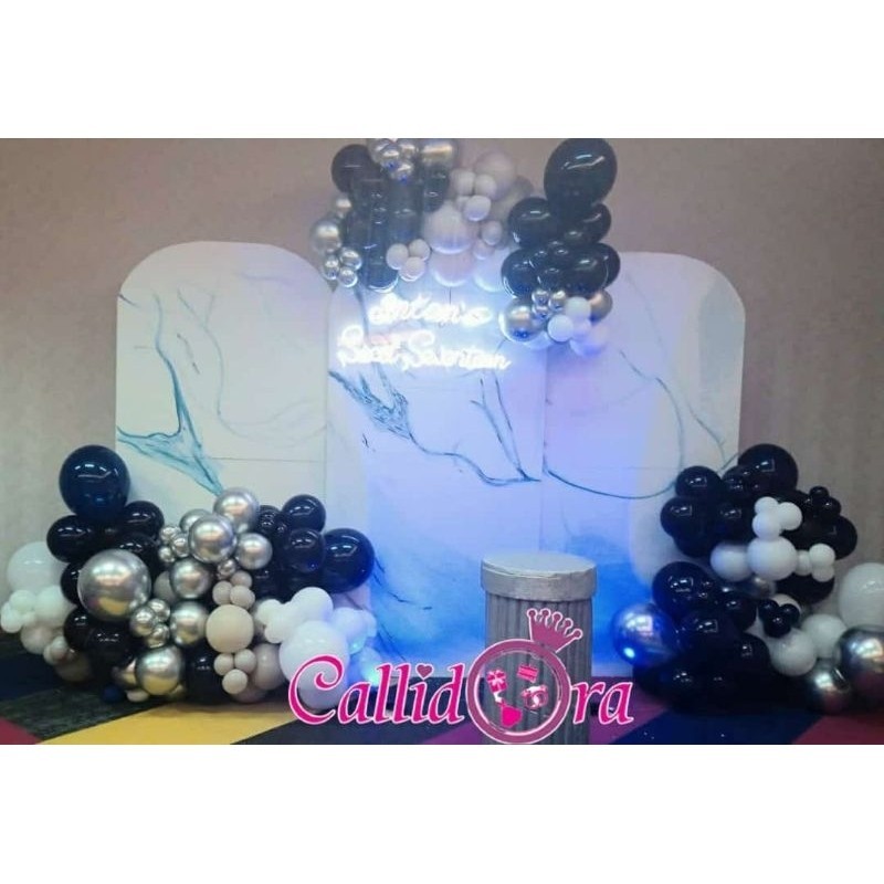 dekorasi sweet seventeen ulang tahun/birthday party/dekorasi balon/backdrop/dekorasi custom tema