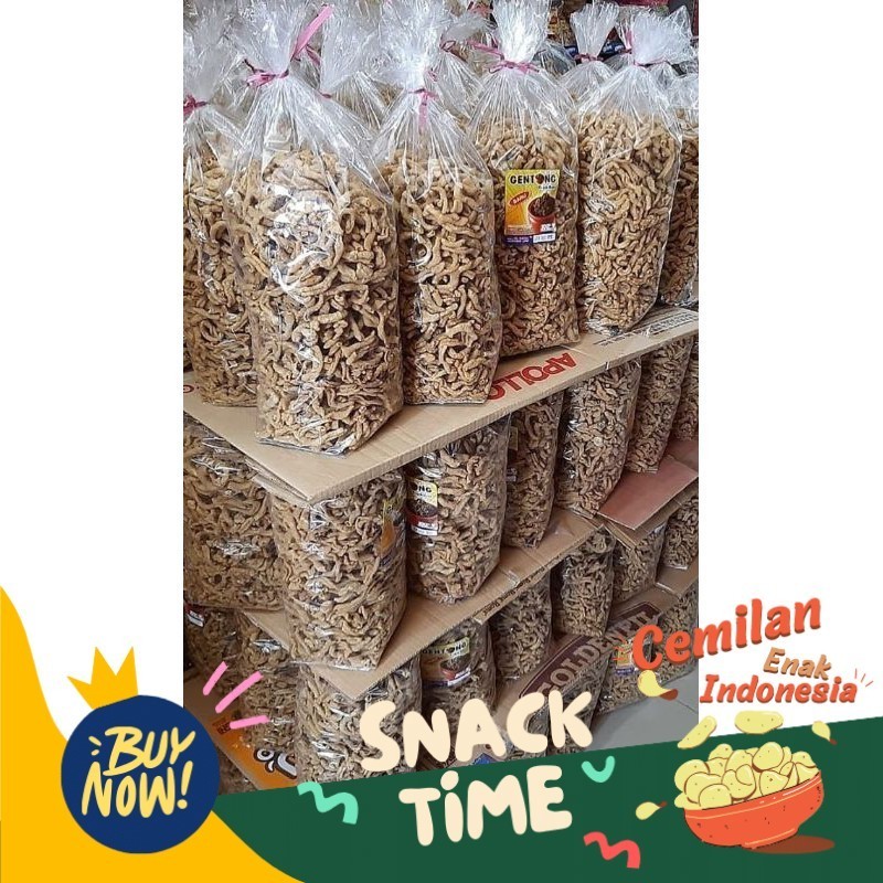 

Special Diskon Turun harga!! Kripik usus gentong asli 1 bal 2 kg