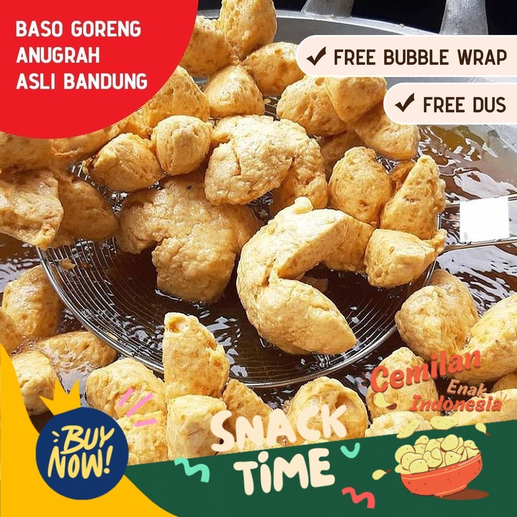 Special Diskon BASO GORENG ANUGRAH BAKSO GORENG FROZEN FOOD KEMASAN VAKUM ISI 10 PCS | MAKANAN CEMIL