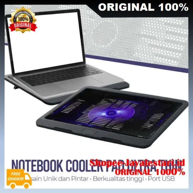 Laptop Cooler Pad  Coolingpad Laptop Cooling Pad Pendingin Notebook Tatakan Laptop Kipas 100% ORI