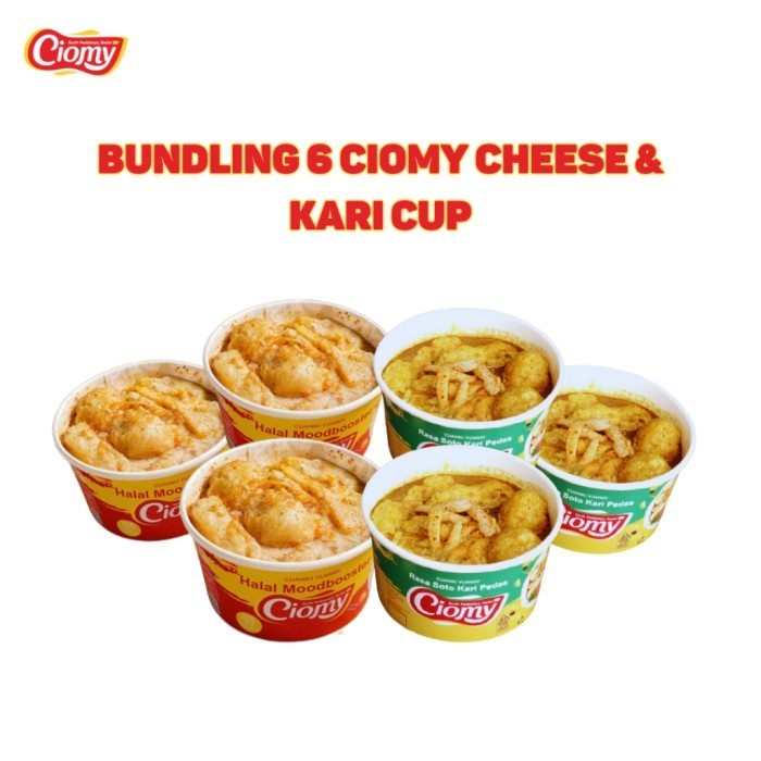 

NEW CIOMY - Bundling 6 Cuanki Cheese dan Soto Kari