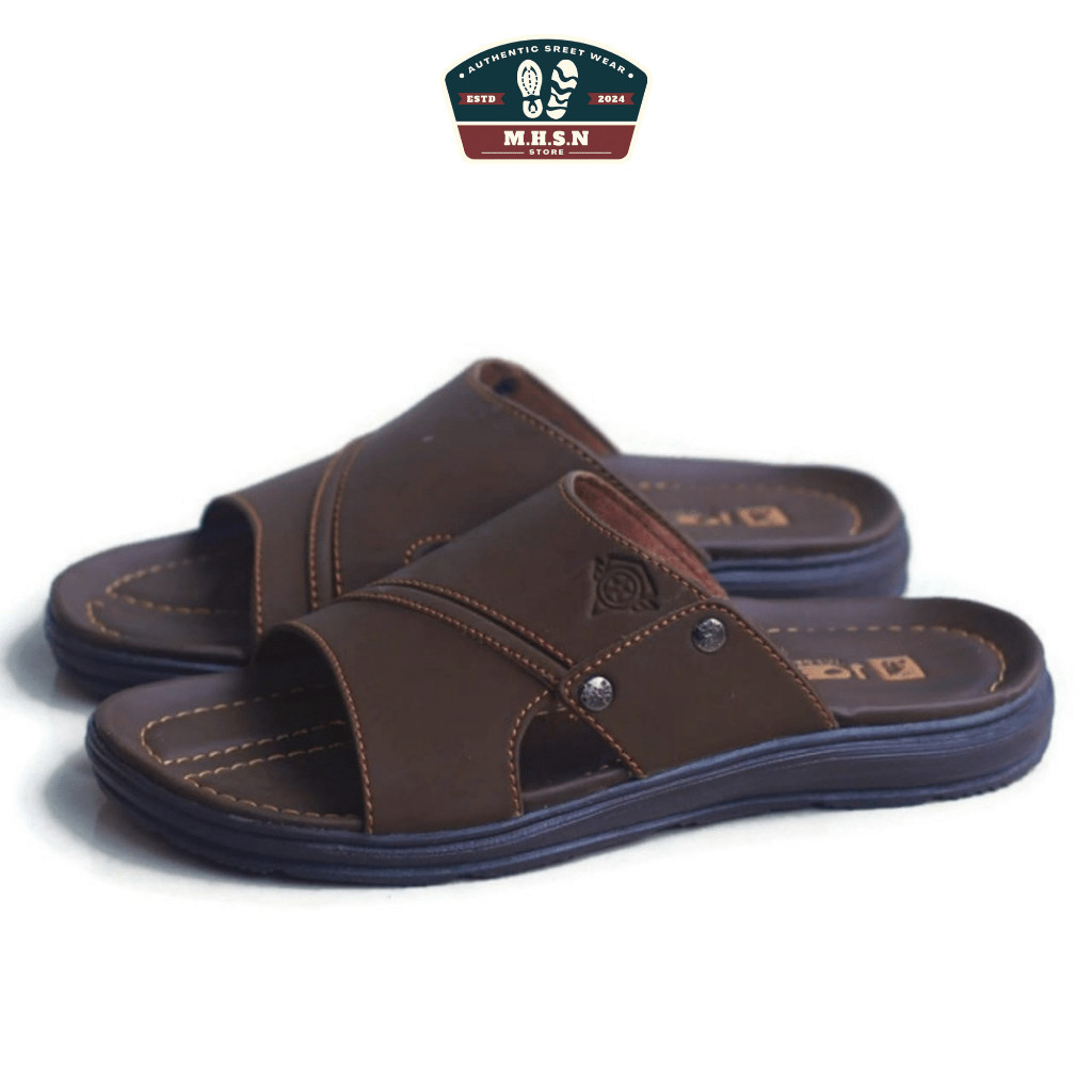 DISKON RAMADHAN Sandal sendal sandals semdal sedal sndal bapak bapak tipe slide selop slop bahan kul