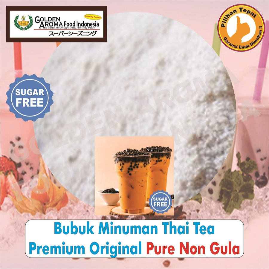 

Bubuk Minuman Thaitea Premium Tanpa Gula 1Kg Serbuk Thai Tea Thailand 1 Kg Drinking Powder halal