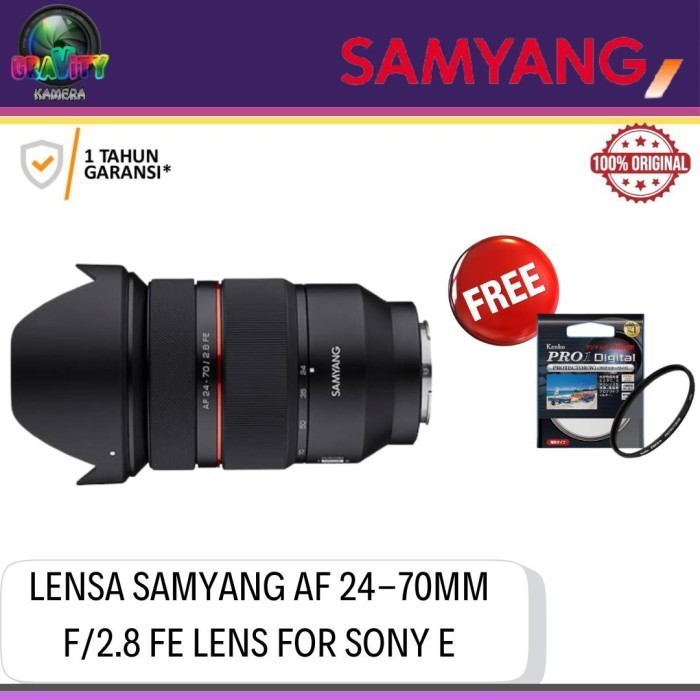 LENSA SAMYANG AF 24-70MM F2.8 FE / SAMYANG AF 24-70MM F2.8 FE