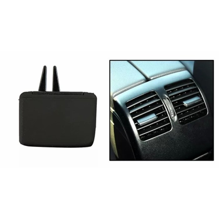 Rear AC Grill Tab Belakang Klip Kisi Mercedes W204 X204 W212 C250 E200 - Black