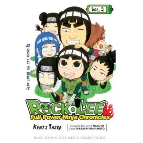 Komik Rock Lee - Full Power Ninja Chronicles Vol.02 Segel -YY41