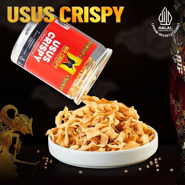 

USUS CRISPY/CEKER CRISPY/KULIT SAPI/OPAK SINGKONG MR CRISPY - CEKER CRISPY